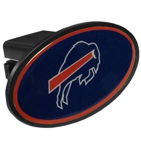 Buffalo Bills Plastic Oval Trailer Hitch Cover Trailer Hitch Cover, Nfl Buffalo Bills, Hitch Cover, Gifts Under 10, Snap Clips, Trailer Hitch, Buffalo Bills, Sports Gifts, Famous Brands