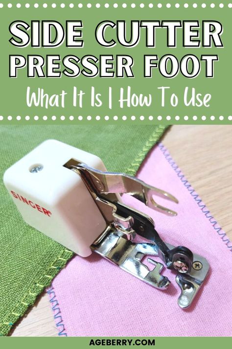 Presser Feet Guide How To Use, Overlocking Stitch, Singer Overlock, Sewing Machine Feet Guide, Sewing Spandex, Machine Stitches, Sewing Tutorials Bags, Sewing Machine Stitches, Sewing Tricks