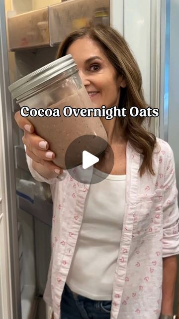 Joy Bauer MS, RDN on Instagram: "Heart-healthy recipe + giveaway!! ⭐️ 
 
Overnight oats are one of my favorite breakfasts to meal-prep because they are sooo easy to make and full of the good stuff.✨✨
 
This 🤎 COCOA OVERNIGHT OATS 🤎 recipe is extra good for you because it’s made with a serious boost of cocoa flavanols (500mg to be exact from @cocoavia’s Cardio Health Powder!), which has been clinically proven to promote a strong cardiovascular system. 💪❤️
 
Here’s the recipe ⤵️
• 1 single-serve container of vanilla Greek yogurt (¾ cup)
• ¾ cup almond milk
• ½ cup old fashioned oats 
• 1 tablespoon chia seeds
• 1 scoop CocoaVia Cardio Health Powder
• 1 teaspoon honey or maple syrup
• Pinch of salt 
 
Add all the ingredients to a mason jar or small container with a lid, and Cocoa Overnight Oats, Joy Bauer Recipes, Old Fashioned Oats, Joy Bauer, Instagram Heart, Small Container, Vanilla Greek Yogurt, Overnight Oats Recipe, Cardiovascular System