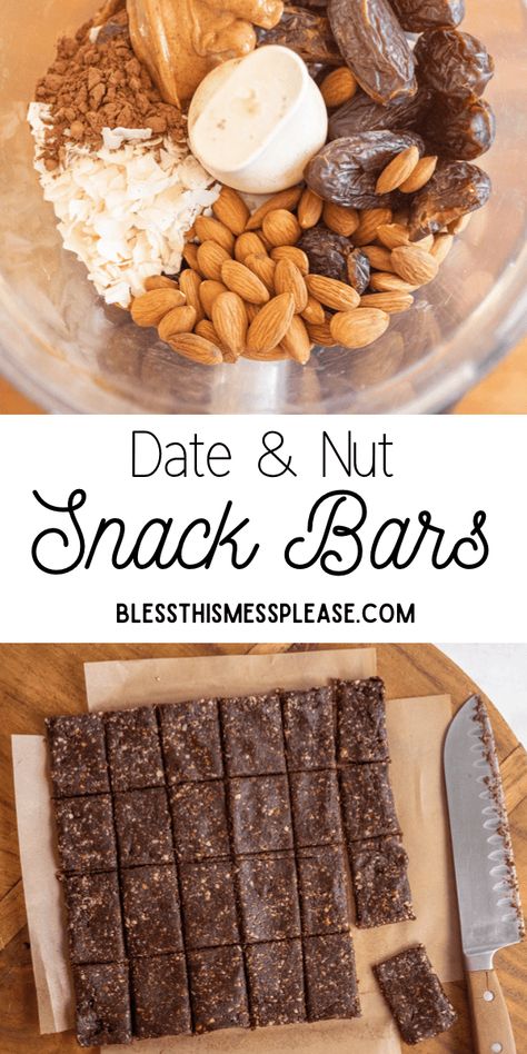 These Homemade Snack Bars are easy and taste amazing! They taste like Almond Joy bars and are perfect for school lunches or afternoon snacking. #snackbars #snacks Healthy Snack Bar Recipes, Homemade Snack Bars, Lara Bars Recipe, Snack Bar Recipes, Chia Yogurt, Easy Homemade Snacks, Easy Dinner Desserts, Almond Joy Bars, Real Food Snacks