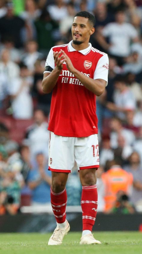 William Saliba's game by numbers vs. Tottenham William Saliba, Football Players Images, Arsenal Players, 2022 Fifa World Cup, Arsenal Football Club, Messi And Ronaldo, Arsenal Football, Paris Aesthetic, Professional Football