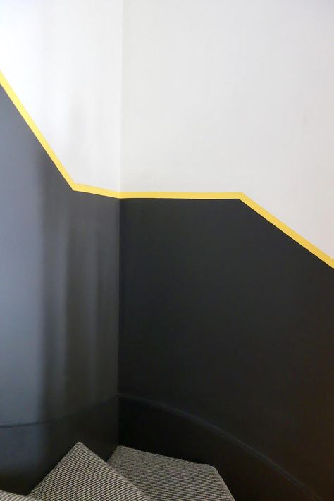 Hallway Wall Colors, Painted Hallway, Half Painted Walls, Hallway Paint, Hallway Colours, Mad About The House, Hallway Designs, Wall Paint Designs, Low Ceiling