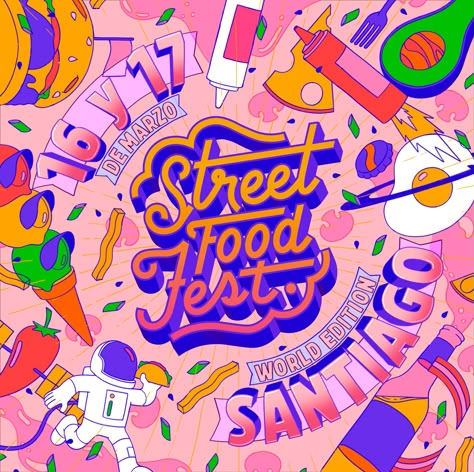 Food Festival Poster, Festival Poster Design, Typographie Logo, Food Fest, Festival Logo, Desain Buklet, Graphic Design Infographic, 타이포그래피 포스터 디자인, Food Logo Design