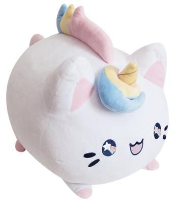 Want to add  a bit of magic to your life? Unicorn Meowchi is ready to sn... Tasty Peach, Plush Unicorn, Cat Plush, Stuffed Animals, Stuffed Animal, Toys, Animals, Kawaii