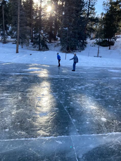 Ice Skating On Lake Aesthetic, Ice Skating On Frozen Lake, Ice Staking, Eliza Core, Ice Skating Pond, Orbiting Jupiter, Romanticizing Winter, Ice Skating Winter, Love On Ice