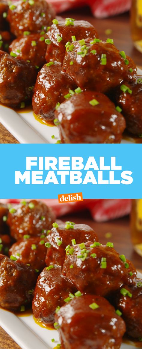 Fireball Meatballs Crockpot, Fireball Food Recipes, Recipes Using Fireball Whiskey, Fireball Whisky Balls, Fireball Recipes Food, Fireball Balls Recipe, Fireball Meatballs, Fireball Balls, Fireball Whiskey Balls