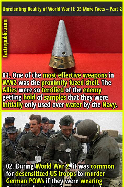 Unrelenting Reality of World War II: 35 More Facts You Didn't Know - Part 2 - Fact Republic Ww2 Facts, World History Facts, Fact Republic, True Interesting Facts, Military Quotes, Facts You Didnt Know, History Facts Interesting, Crazy Facts, Intresting Facts