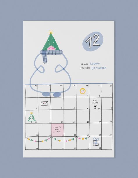 Calender Illustrations, Calendar Design 2022, Clander2021 Design, Cute Calendar 2022, Small Sketches, Calendar Graphic, Illustration Calendar, Cool Calendars, 달력 디자인