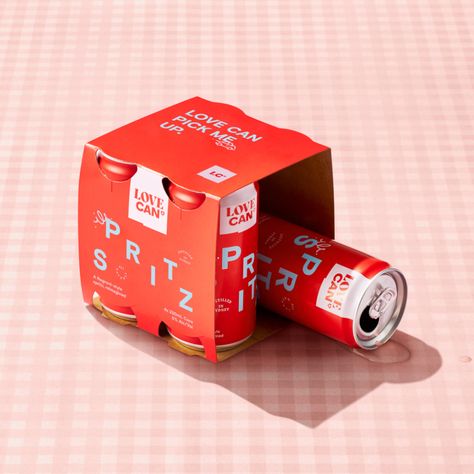 Love Can — Marx Design Ltd Soda Can Design, Beer Box, Water Packaging, Drinks Packaging Design, Hard Seltzer, Beer Packaging, Crate Paper, Box Packaging Design, Packing Design