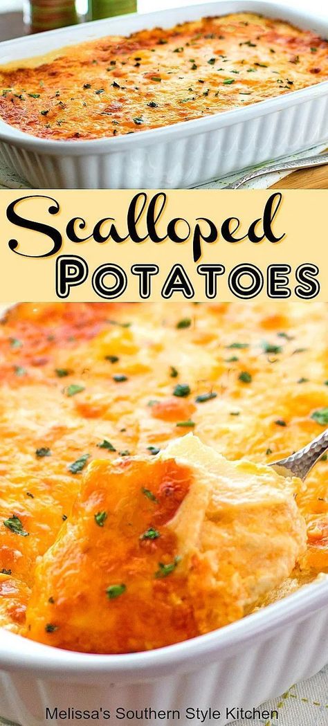 Cheesy Scalloped Potatoes Recipe, Potato Side Dishes Easy, Scalloped Potatoes Easy, Scalloped Potatoes Recipe, Scalloped Potatoes Cheesy, Scalloped Potato Recipes, Potato Recipes Side Dishes, Potato Sides, Potato Side Dishes