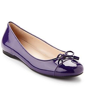 Dance Concert Outfit, No Heel Shoes, Purple Ballet Flats, Patent Ballet Flats, Purple Furniture, Everything Purple, Shoe Shine, Bow Flats, All Things Purple