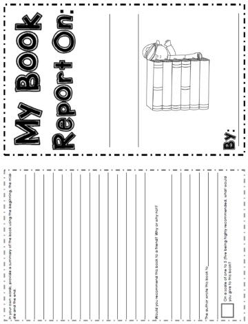 Book Report Template Types Of Stories, Reading Response Worksheets, Book Report Template, Online Schooling, Report Cover, Media Literacy, Reading Response, Book Report, Science Worksheets