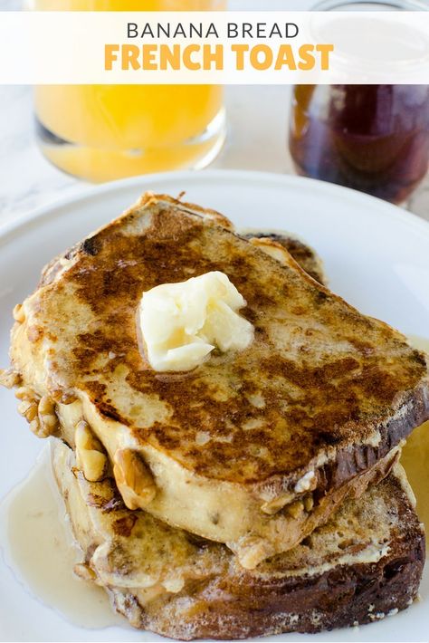 Breakfast Recipes For Toddlers, Kid Friendly Breakfast Ideas, Kid Friendly Breakfast, French Toast Recipes, Breakfast Ideas Easy, Bread French Toast, Banana Bread French Toast, Bread French, Kid Friendly Breakfasts