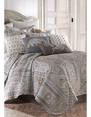 Levtex Virgo Quilt Set Collection Hotel Bedding, King Quilt Sets, Cotton Quilt Set, Bedroom Updates, Luxurious Hotel, Grey Quilt, King Pillows, Twin Quilt, Stylish Bedroom