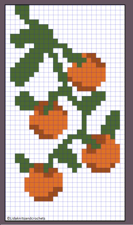 Pixel pattern oranges 25 x 45 Crochet orange pattern Orange Crochet Tapestry, Orange Cross Stitch Pattern, Orange Alpha Pattern, Orange Cross Stitch, Pixel Art Orange, Orange Pixel Art, Acnh Pixel Patterns, Pixel Orange, Crochet Tapestries