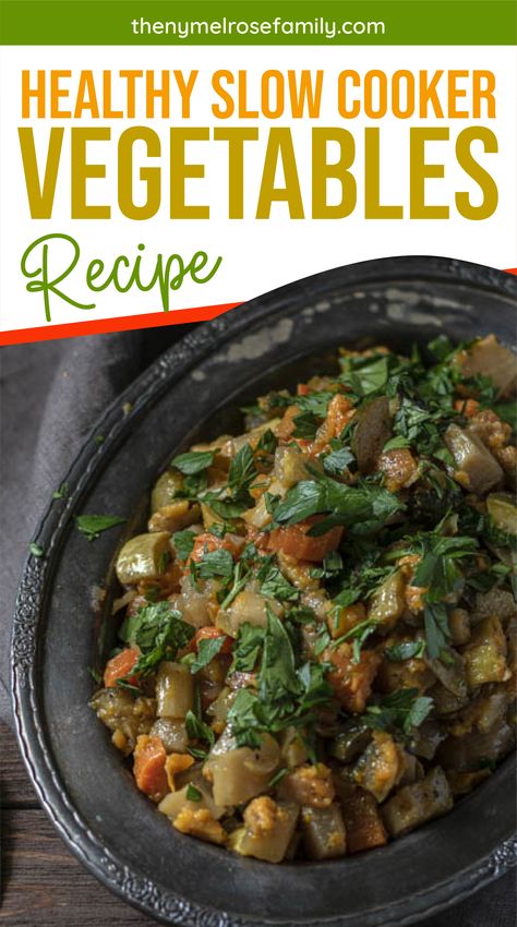 Healthy Slow Cooker Vegetables Recipe Vegetable Medley Recipes, Slow Cooker Vegetables, Slow Cooker Vegetable Recipes, Great Dinner Recipes, Flavorful Vegetables, Vegetable Medley, Healthy Slow Cooker, Slow Cooker Recipes Healthy, Mouthwatering Recipes