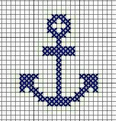 Anchor Cross Stitch, Anchor Cross, Newborn Blankets, Creation Couture, Waldorf Dolls, A Cross, New Mothers, Knitting For Beginners, Knitting Patterns Free