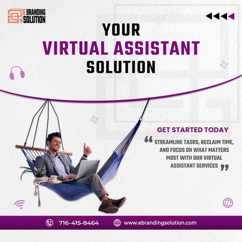 Virtual Assistance, Sales, and Customer Support Services Welcome to eBranding Solution! We offer a comprehensive suite of digital services tailored to enhance your business operations. Whether you need expert virtual assistance, top-notch sales agents, or dedicated customer support representatives, we've got you covered. Our Services: 1. Virtual Assistance - Efficient management of administrative tasks. - Calendar scheduling and email handling. - Data entry and project management. 2. S... Digital Services, Virtual Assistant Services, Focus On What Matters, Business Operations, What Matters Most, Data Entry, Our Services, Support Services, Virtual Assistant