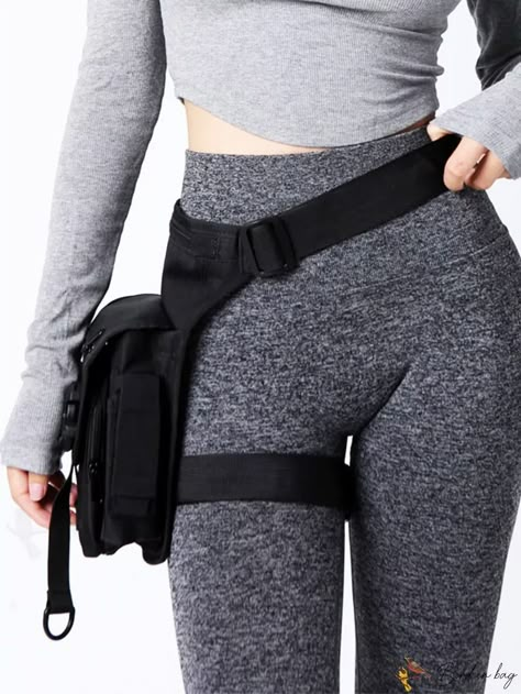 BirdinBag - Sleek Belt Bag Thigh Bag, Job Clothes, Fanny Pack Women, Techwear Fashion, Festival Gear, Minimalist Accessories, Leg Bag, Classy Casual Outfits, Classy Casual