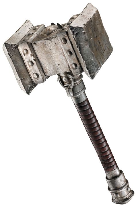 Doom Hammer Escudo Viking, World Of Warcraft Game, Blacksmith Hammer, Larp Props, Armadura Cosplay, Game Props, Cool Swords, Wow Art, 판타지 아트