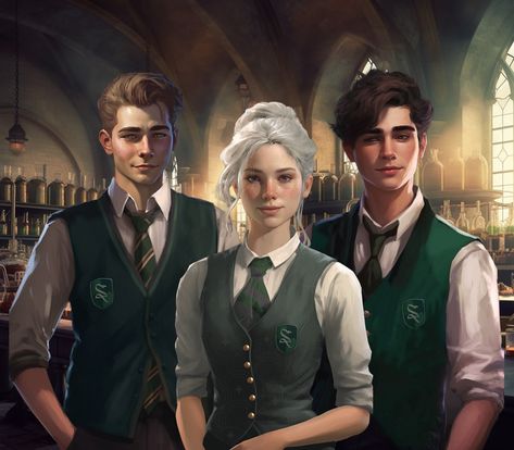 From left to right we have Ominis Gaunt, Alina Briarwood (my mc) and Sebastian Sallow. Art made by Marianne from NekoRPG etsy Hogwarts Legacy Sebastian X Male Mc, Hogwarts Legacy Ominous X Mc, Ominis Gaunt X Sebastian Sallow Fanart, Ominus Gaunt Fan Art, Hogwarts Legacy Ominous Gaunt, Sebastian Sallow And Ominous Gaunt, Ominis Gaunt X Sebastian Sallow, Ominis Gaunt And Mc, Sebastian Sallow X Ominis Gaunt X Mc