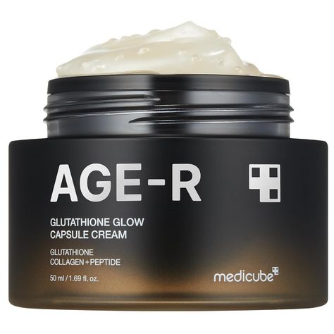 Amazon.com: Medicube AGE-R Glutathione Glow Capsule Facial Cream, Antioxidant Moisturizer, Collagen Peptide For Hydrating Glow - Improve Blemishes, Uneven Skin Tone, Dullness, Dryness - Korean Skincare : Beauty & Personal Care The Face Shop, Facial Cream, Uneven Skin, Uneven Skin Tone, Korean Skincare, Retinol, Skin Tone, Skin Tones, The Face