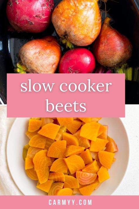 Did you know you could cook your beets in a slow cooker? Here’s a fuss-free, hands off, simple way to cook beets in a crockpot! Plus how to freeze cooked beets. Cooked Beets, Slow Cooker Easy, Easy Crockpot Recipes Healthy, Cooking Beets, Raw Beets, Slow Cooker Ham, Delicious Slow Cooker Recipes, Beet Soup, Fresh Beets