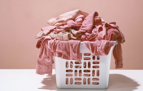 Help! My Laundry Turned Pink—Learn How To Fix It Laundry Sorting, Natural Laundry Detergent, Laundry Tips, Natural Laundry, Pink Towels, Grease Stains, Washable Paint, Family Finance, Altering Clothes