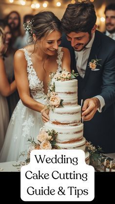 Wedding Cake For 100 People, How To Cut Wedding Cake, How To Cut A Wedding Cake, Wedding Cake Layers, Different Kinds Of Cakes, Types Of Wedding Cakes, How To Make Wedding Cake, Smaller Wedding, Planning A Small Wedding