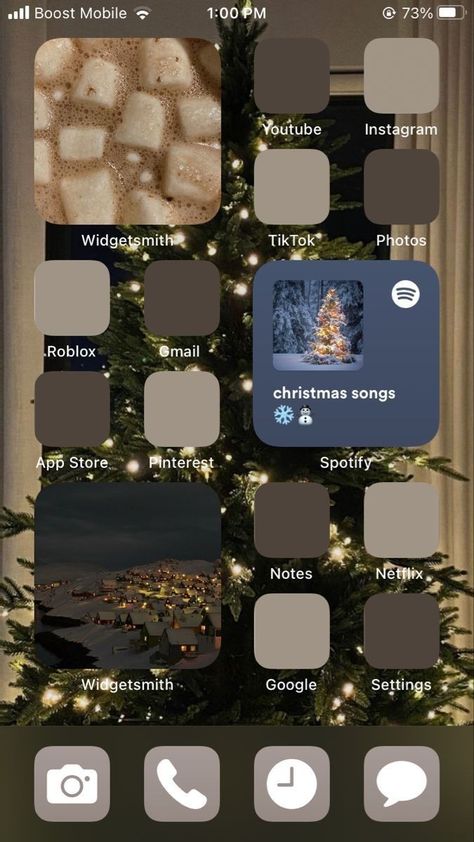 Ios 16 Lock Screen Wallpaper Christmas, Winter Aesthetic Phone Layout, Ios 17 Home Screen Ideas Christmas, Ipad Homescreen Ideas Christmas, Christmas Phone Theme Ideas, Ios Winter Theme, Winter Ios 16 Wallpaper, Christmas Ios 16 Wallpaper Ideas, Christmas Ios Homescreen Ideas