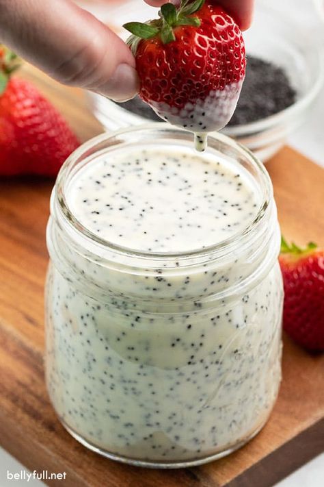 Poppy Seed Dressing Poppy Seed Salad Dressing, Poppyseed Dressing Recipe, Poppy Seed Salad, Salad Appetizer Cups, Seed Salad, Poppyseed Dressing, Salad Dressing Recipe, Poppy Seed Dressing, Salad Dressing Recipes Homemade