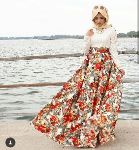 Hijab Fashion 2016, Cute Hijabi Outfits, Hijab Abaya, Hijabi Outfit, Hijab Outfits, Islamic Dress, Style Hijab, Maxi Skirt Dress, Hijab Chic