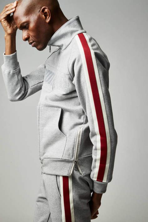 Sportswear Details, Tracksuit Men, Sports Luxe, Sports Wear, Fashion Attire, Sport Wear, Nightwear, Clothing Brand, Men Sweater