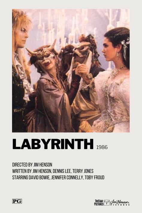 Labyrinth Polaroid Movie Poster The Labyrinth Poster, Movie Prints Aesthetic, Labyrinth Movie Aesthetic, The Labyrinth, Labyrinth Movie Poster, Labyrinth Movie Art, Labyrinth Poster, Labyrinth 1986, Bowie Labyrinth