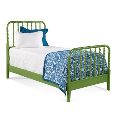 Wood Spindle Bed, Spindle Bed, French Yellow, Bed Wood, Standard Bed, Solid Wood Bed, Beds & Bed Frames, Blue Bedding, Wood Beds