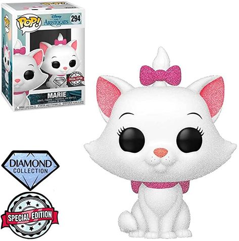 Amazon.com: Funko Disney Diamond Collection The Aristocats Pop! Marie Vinyl Figure Hot Topic Exclusive : Toys & Games Pichu Pokemon, Best Funko Pop, Игрушки Funko Pop, Disney Aristocats, Aristocats Marie, Funko Pop Dolls, Funk Pop, Funko Pop Toys, The Aristocats