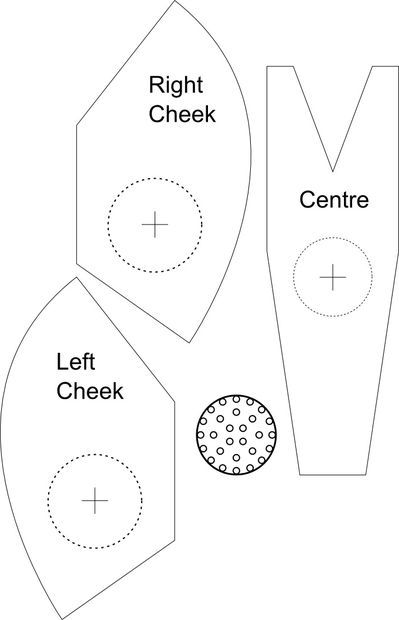 Picture of Cut your Main Pieces Leather Motorcycle Mask, Motorcycle Mask, The Mask Costume, Leather Face Mask, Mask Pictures, Leather Craft Patterns, Mask Tutorial, Face Mask Tutorial, Leather Mask