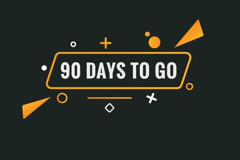 90 days to go countdown template. 90 day Countdown left days banner design Countdown Template, Days To Go Countdown, Day Countdown, Barbie Birthday, Cityscape Photos, Logo Banners, Marketing Design, Custom Illustration, Custom Branding