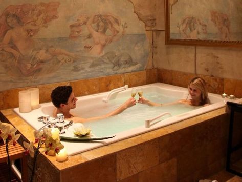 2 Person Bathtub, Bathroom Tub Decor, Two Person Bathtub, Bath Tub For Two, Tub For Two, Rectangular Bathtub, Large Bathtubs, Big Bathtub, Dream Bathtub