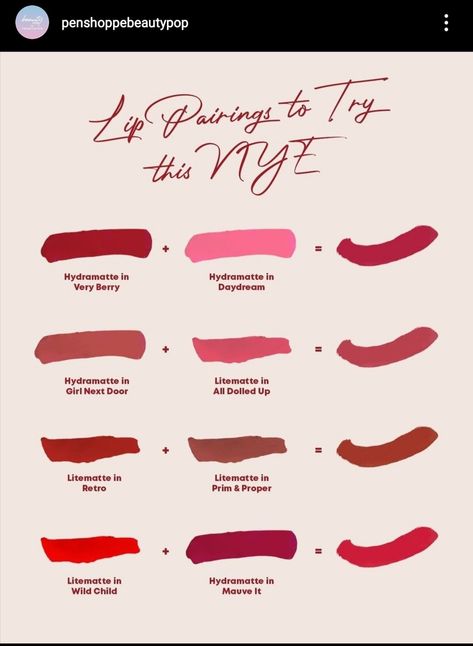 Custom Lipstick, Color Mixing Chart, Lip Color Makeup, Color Makeup, Eyeliner Makeup, No Eyeliner Makeup, Girl Next Door, Lip Color, Lip Colors