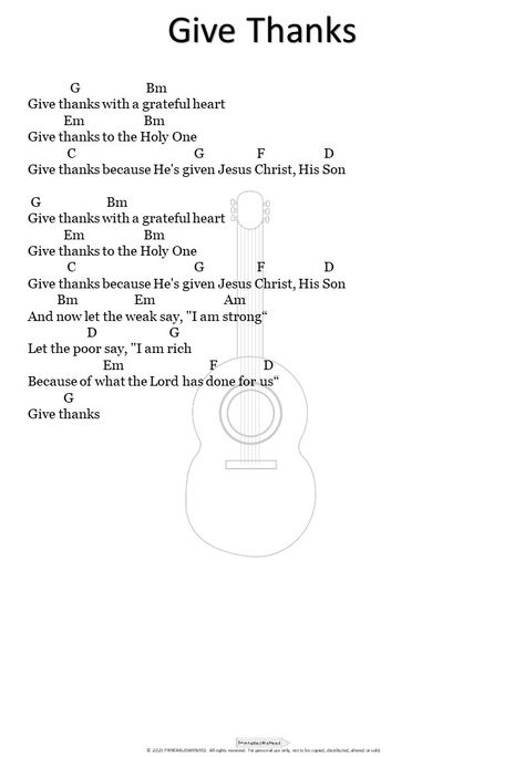 Give Thanks Worship Easy Guitar Chords, Worship Guitar Chords, Give Thanks Guitar Chords Worship Songs Guitar Chords, Worship Guitar Chords, Ukulele Worship Songs, Basic Guitar Chords Chart, Worship Chords, Easy Chords, Church Songs, Acoustic Guitar Music, Guitar Chords And Lyrics