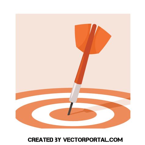 Target Drawing, Target Illustration, Darts Logo Design, Blowgun Darts, Throwing Darts, Target Image, Free Vectors, Free Vector Images, Site Design