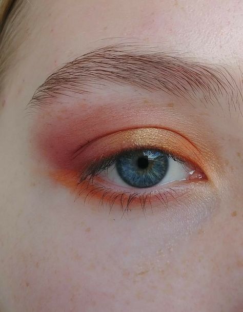 Feeling Peachy, Maquillage On Fleek, Eye Makeup Art, Editorial Makeup, Eye Make, Makeup Eyeliner, Eyeshadow Looks, Creative Makeup, Pretty Makeup