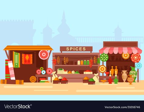 Cartoon Market Background, Classroom Background, Background Landscape, Photoshop Backgrounds Backdrops, Asian Market, City Background, Business Banner, Outdoor Market, Street Market