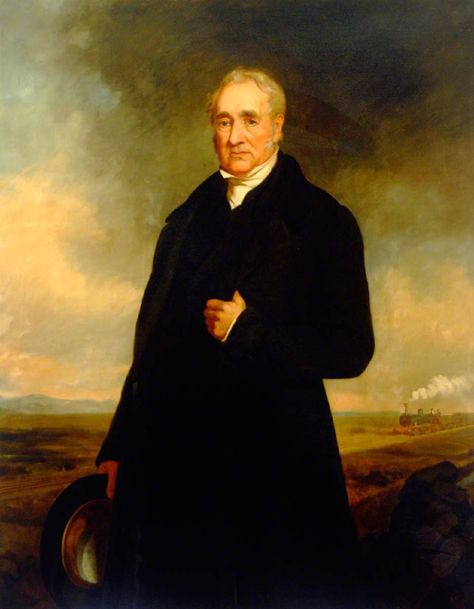 George Stephenson (1781–1848) by Charles William Mitchell - Art Renewal Center George Stephenson, National Railway Museum, Henry Williams, Railway Museum, Art Story, A4 Poster, Art Uk, Vintage Artwork, Picture Library