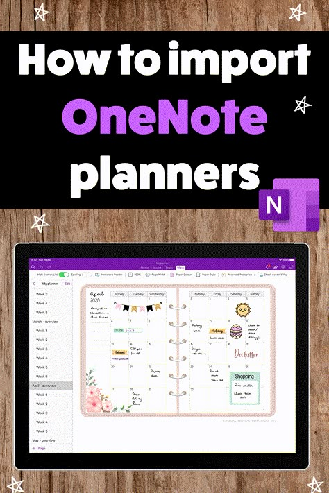 Microsoft Notes, Onenote Notes Aesthetic, Free One Note Templates, Onenote Planner Ideas, One Note Organization Work, Onenote Planner Templates Free, One Note Digital Planner, Onenote Tips For Work, Digital Planner Onenote