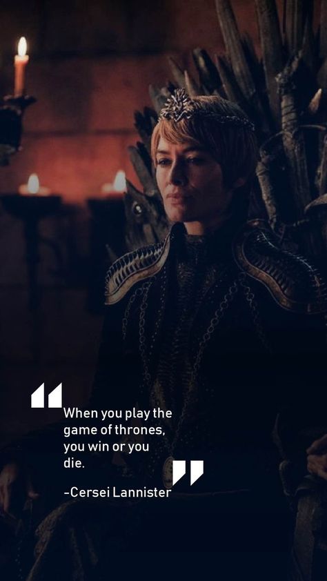 Cersei Quotes, Game Of Thrones Dialogues, Cersei Lannister Quotes, Cercei Lannister, Late Night Quotes, Lannister Quotes, Character Styles, Game Of Thrones Quotes, Motivational Quotes Wallpaper