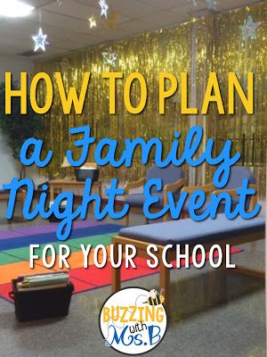 Family nights are a great way to bring in the community. Get your parents involved in learning about the things your kids are working on every day! Here is the process I follow when I plan a family night for any content area (literacy, math, etc.) Literacy Night Activities, Family Night Activities, Family Math Night, Family Literacy Night, Preschool Family, Planning School, Math Night, Family Involvement, Parent Night