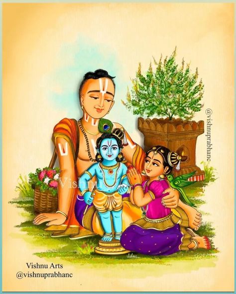 Goda Devi, Lord Perumal, Vishnu Art, Mata Laxmi, Ravivarma Paintings, God Pics, Childhood Memories Art, Rangoli Designs Simple Diwali, Lord Ram