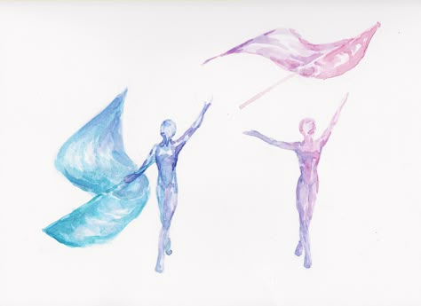 drawing winter guard flag - Google Search Color Guard Tattoos Ideas, Colorguard Tattoos, Color Guard Tattoos, Guard Drawing, Color Guard Aesthetic, Colorguard Aesthetic, Revenge Ideas, Guard Outfit, Color Guard Memes